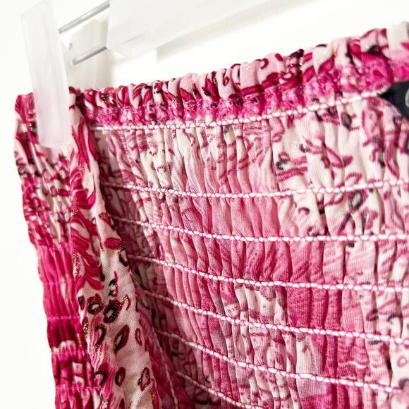 Sleeveless Tropical Floral Print Midi Dress - Picture 5 of 5